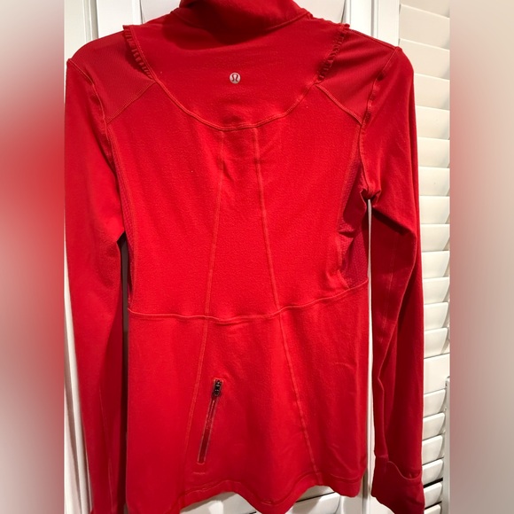 Lululemon Run Your Heart Out Pullover Size 6 Color Currant - Picture 9 of 13